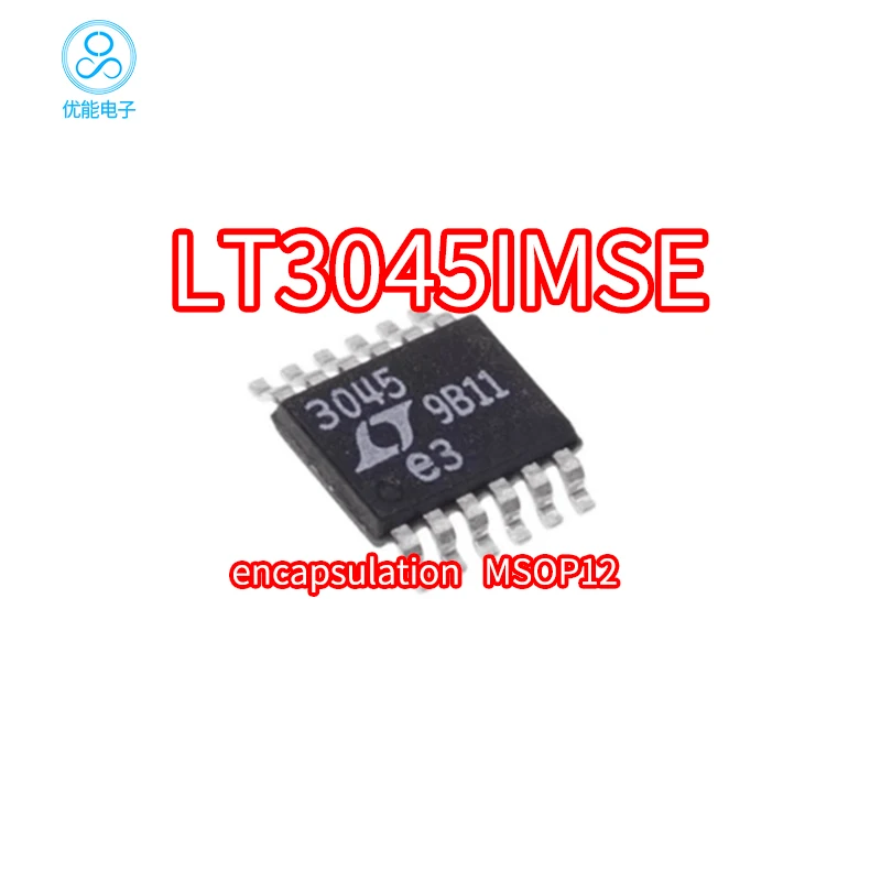 Authentic LT3045EMSE LT3045EMSE silk screen LT3045 patch package MSOP12 low voltage difference