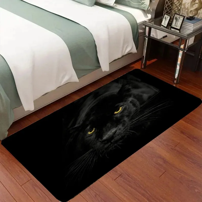 Lion Tiger Black Panther Carpet Large Area Mats Animal Bedroom Door Living Room Cover Home Decoration Tribal Decoration Rugs