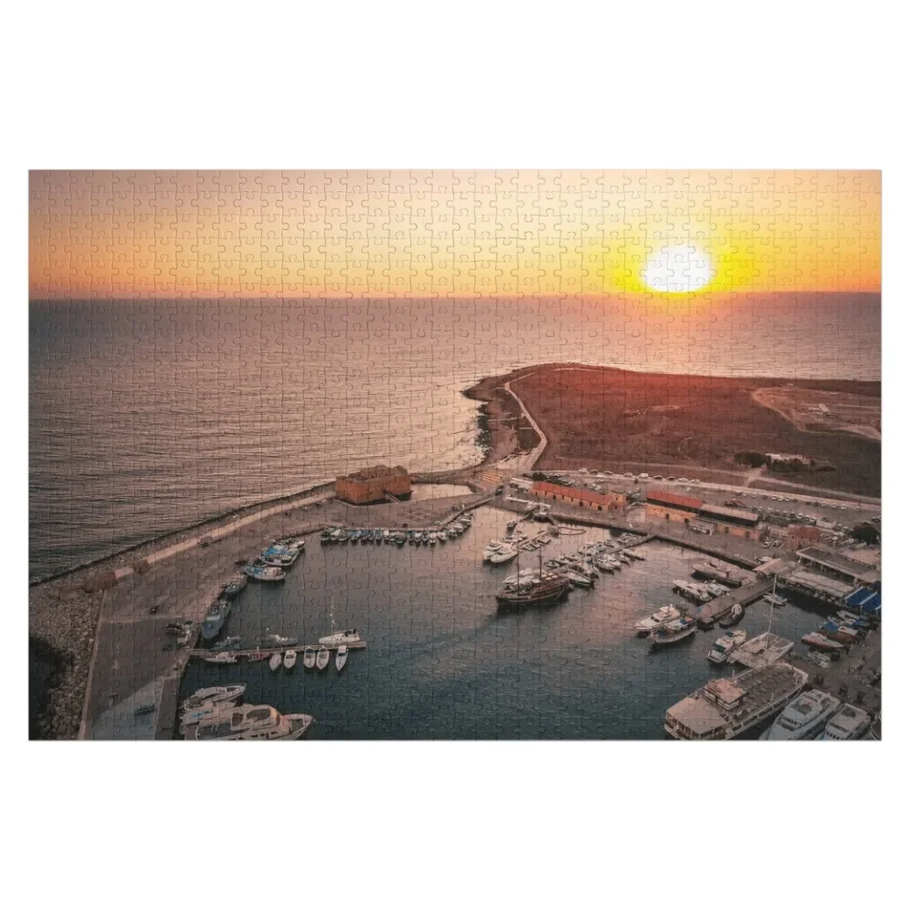 

Paphos Sunset Cyprus Jigsaw Puzzle Scale Motors Baby Wooden Puzzle