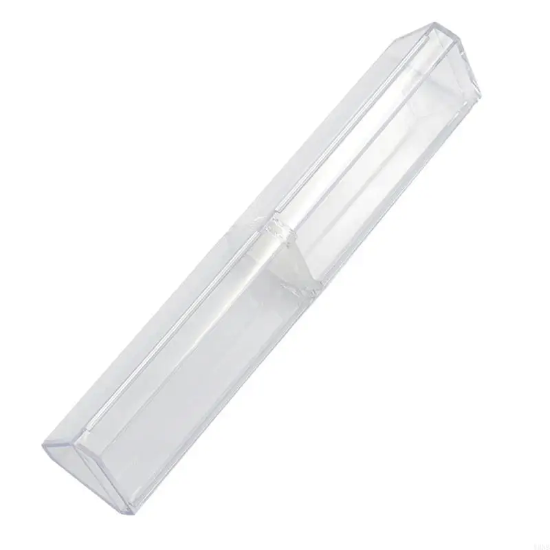 Y3NB 5 Types Tweezer Cylinder / Square Clear Plastic Box Boîte à poussière Rangement
