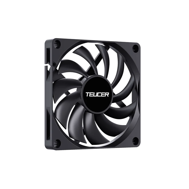 TEUCER UT-8010Гідравлический подшипник Бесшумный тонкий вентилятор ШИМ 4-контактный вентилятор охлаждения процессора компьютера