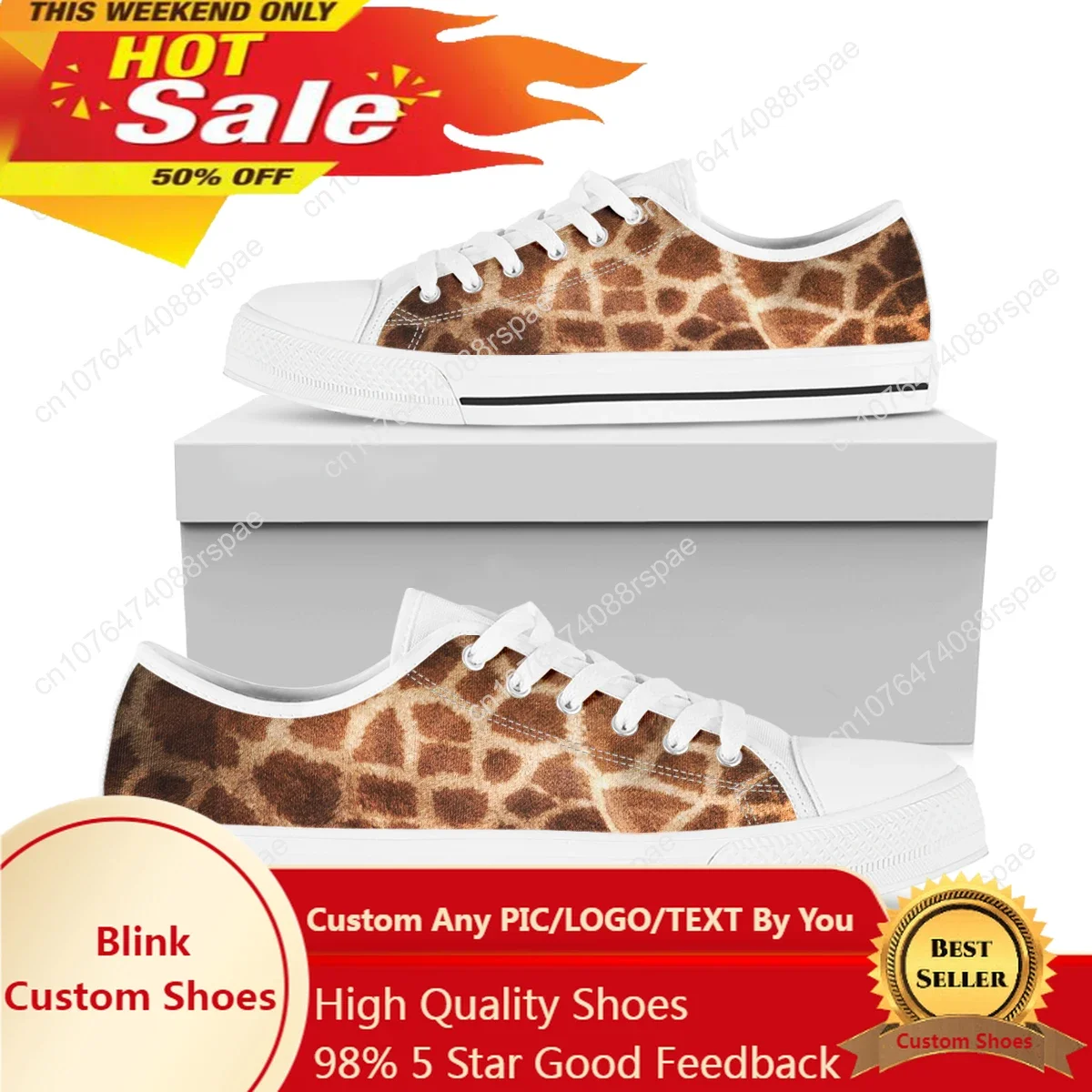 

Hot Giraffe Print Summer Women Men Shoes Canvas Comfortable Casual Shoes Lace Up Female Comfort Sneakers Espadrille Femme Shoes