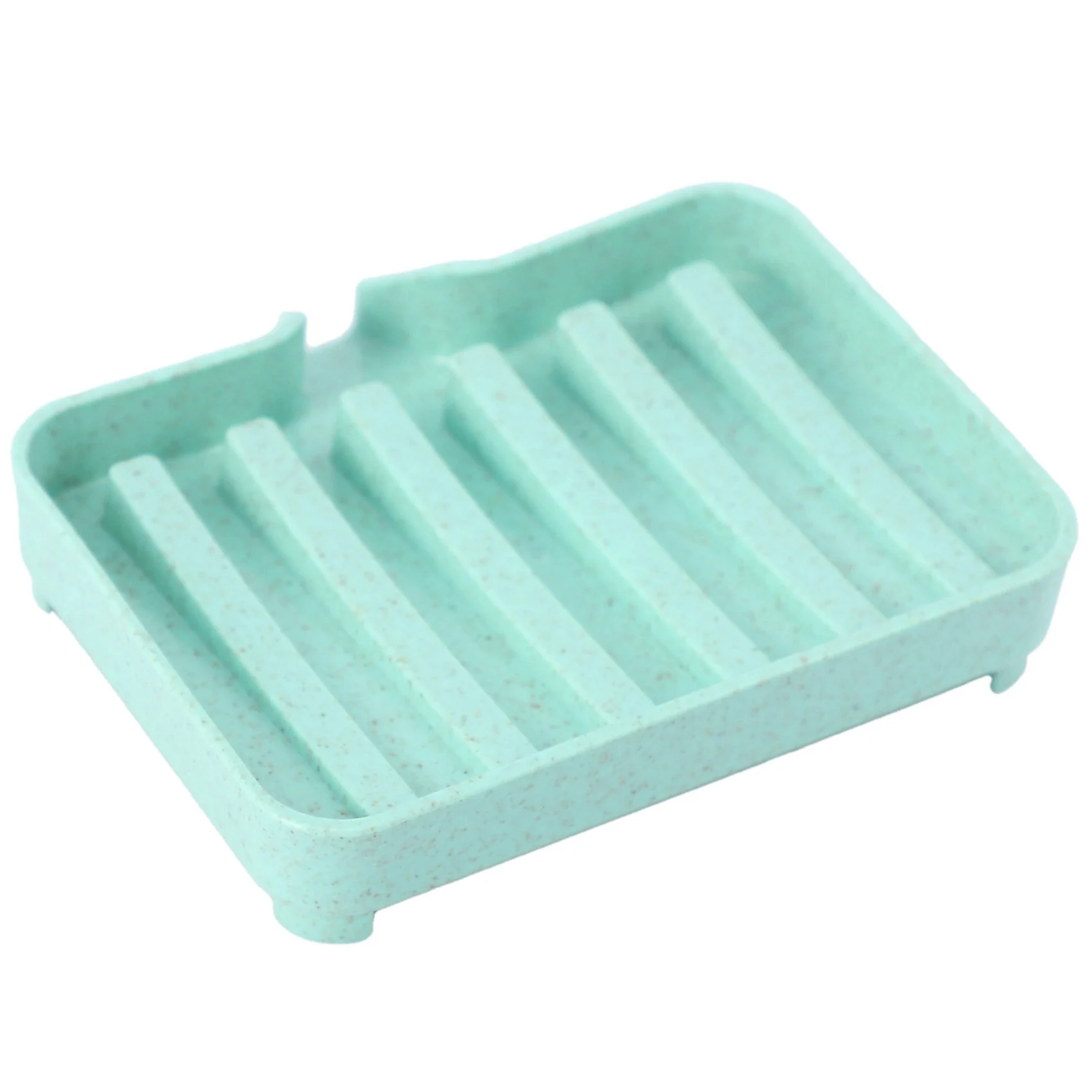 

2X Sponge Holder Storage Rack Drain Soap Box Tray Soapbox 1 Pcs Shower Soap Tray Tool Soap Dish Plate Holder Green New