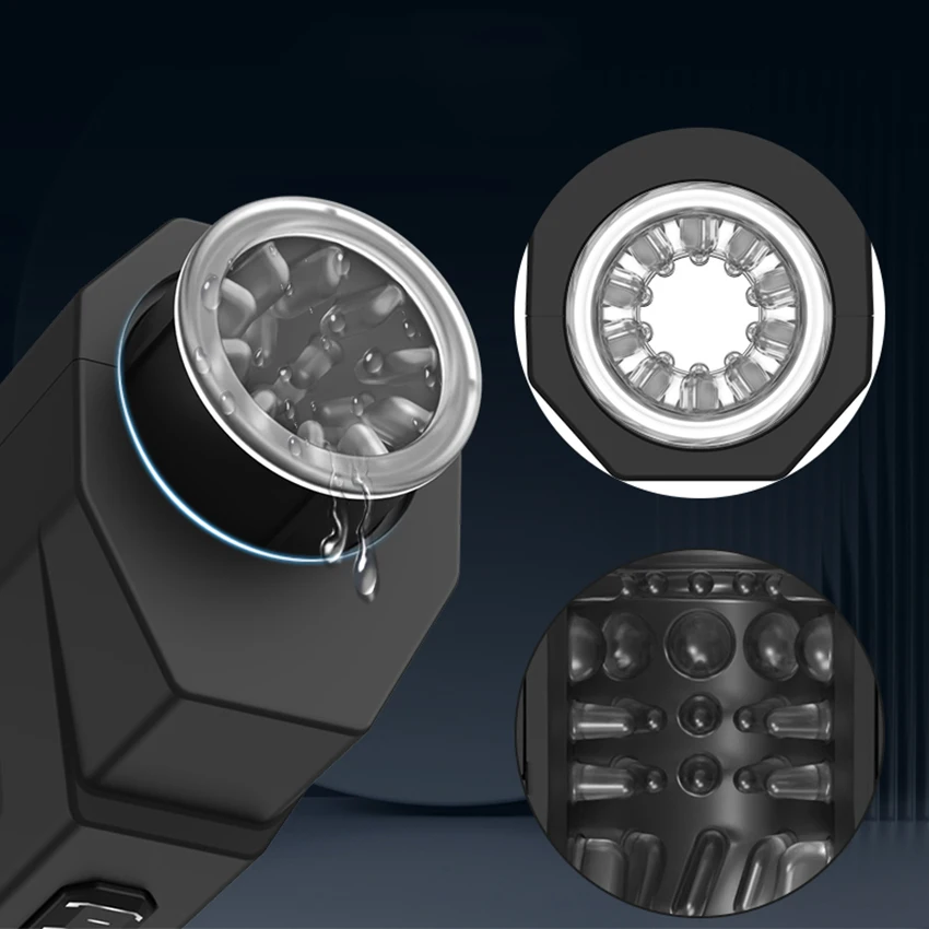 التلقائي ذكر الاستمناء كأس الجنس لعب للرجال الجة الدورية من خلال فتح القضيب هزاز منتجات الكبار أدوات الاستمناء