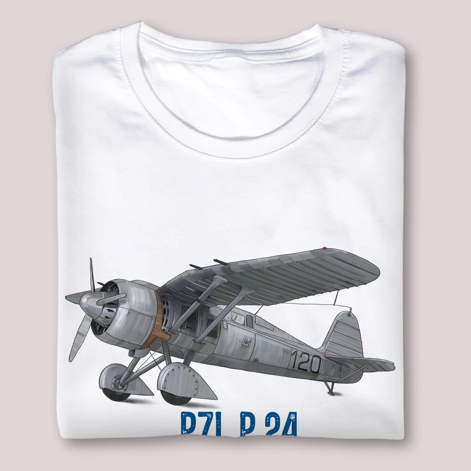 Vintage Polish PZL P.24 Fighter Aircraft T-Shirt New 100% Cotton O-Neck Summer Short Sleeve Casual Mens T-shirt Size S-3XL