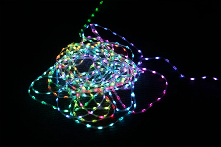 5V WS2811 WS2812 3PIN cleari Wire LED String Lights Dream Color RGBIC Addressable Individually Fairy Light Seed Pixels Light
