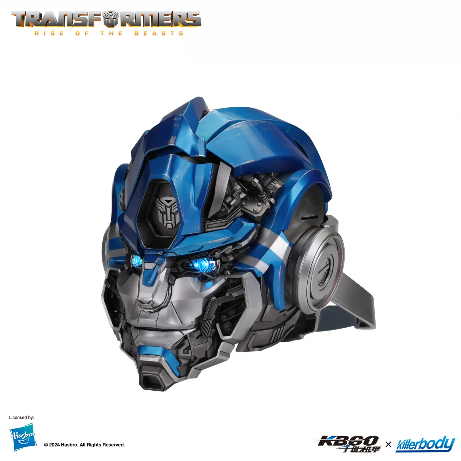 In Stock Killerbody Transformers Mirage 1:1 Wearable Helmet Variable Sound Cosplay Collection Hobby