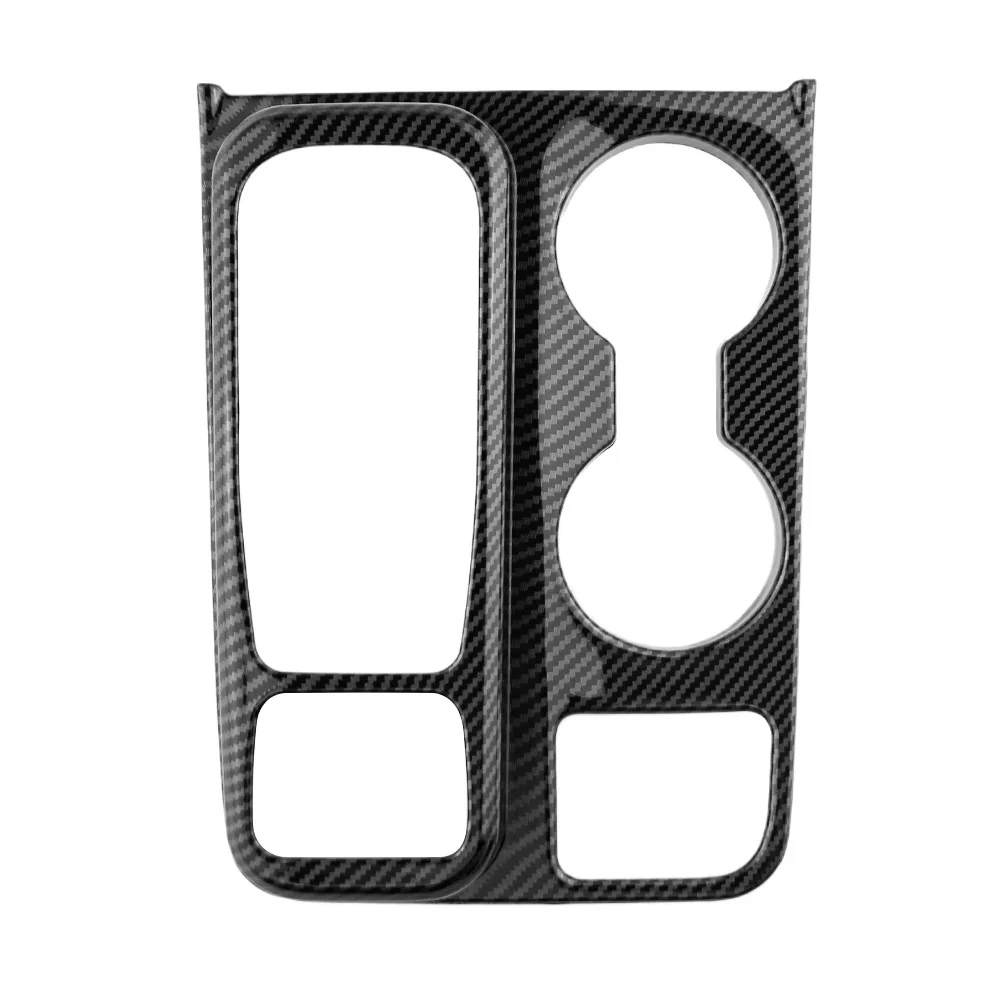 LHD Stickers for Ford Maverick 2022 2023 2024 Gear Shift Panel Cover Trim ABS Carbon Fiber Frame Decoration Accessories