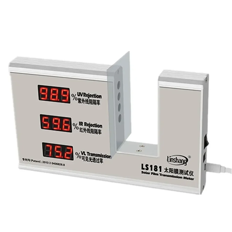 LS181 Desktop Type Solar Film Tester Insulation Automobile Explosion-proof Three Display Detection Instrument