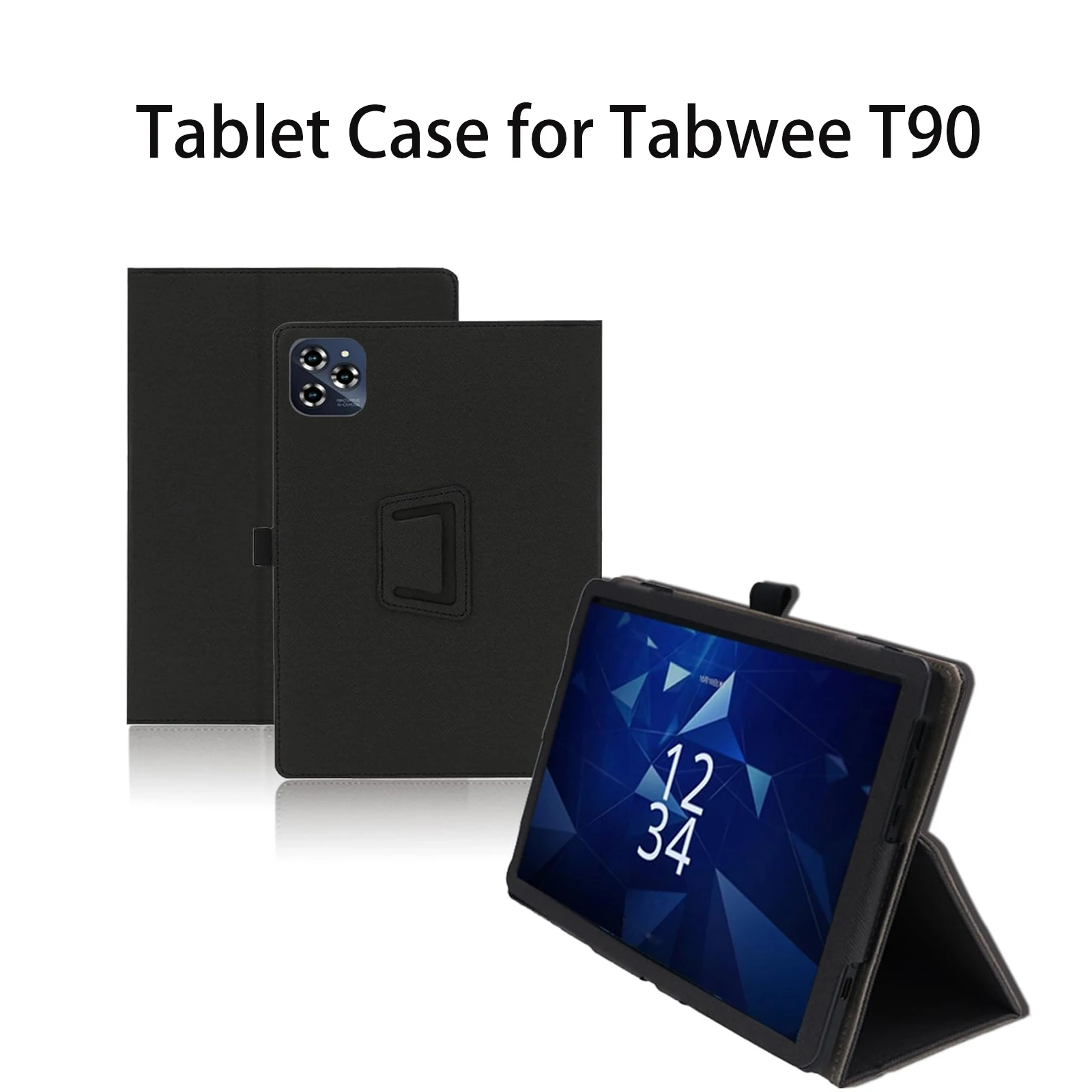 

Чехол для планшета Tabwee T90, защитный чехол с функцией подставки, ударопрочный (материал из искусственной кожи)