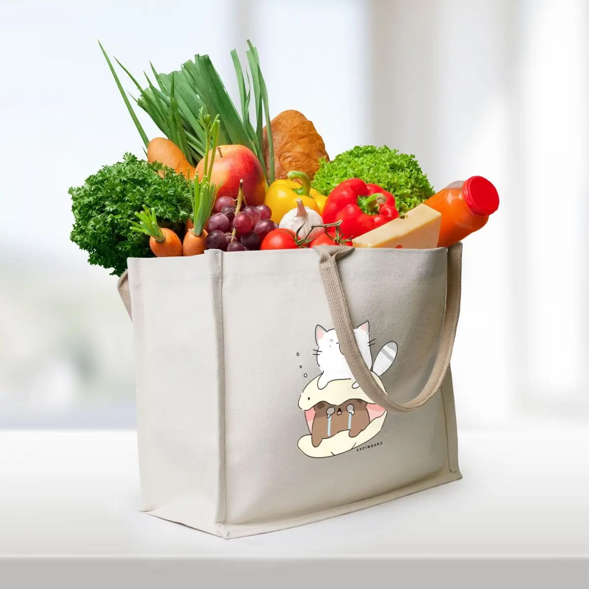 clam power Tote Bag Shopping bags cloth bag woman woman shopping bag tote screen