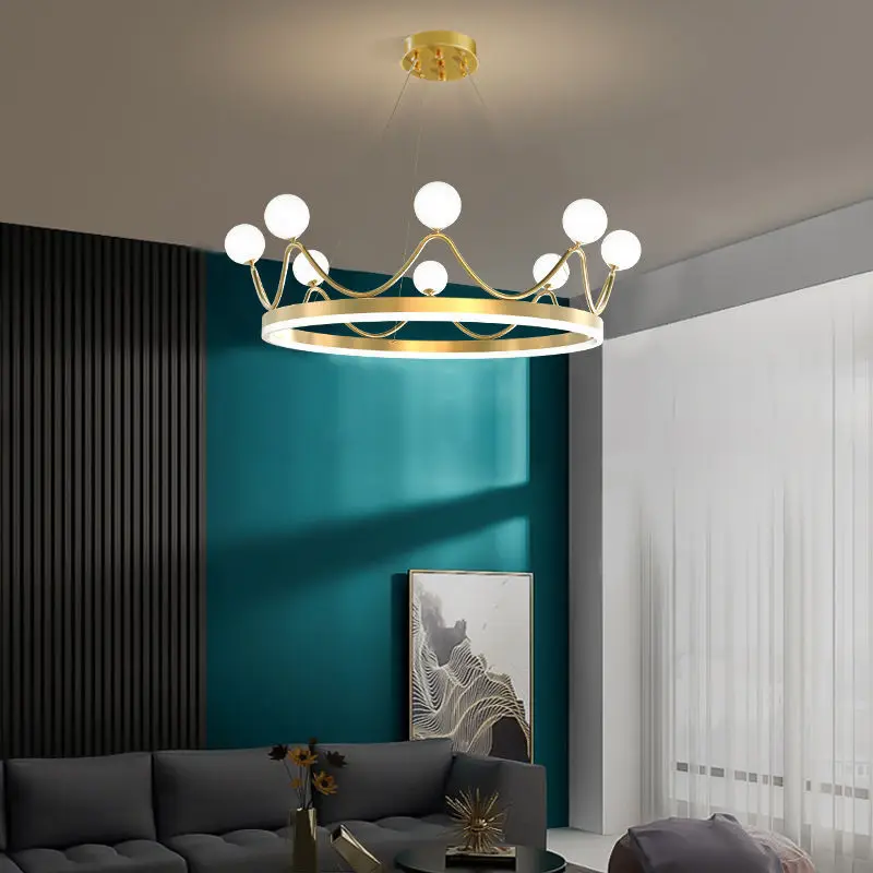 Modern Luxury LED Chandeliers Lighting for Living Dining Room Children's Room Hanging Pendant Lamp Home Bedroom Decor Fixtures