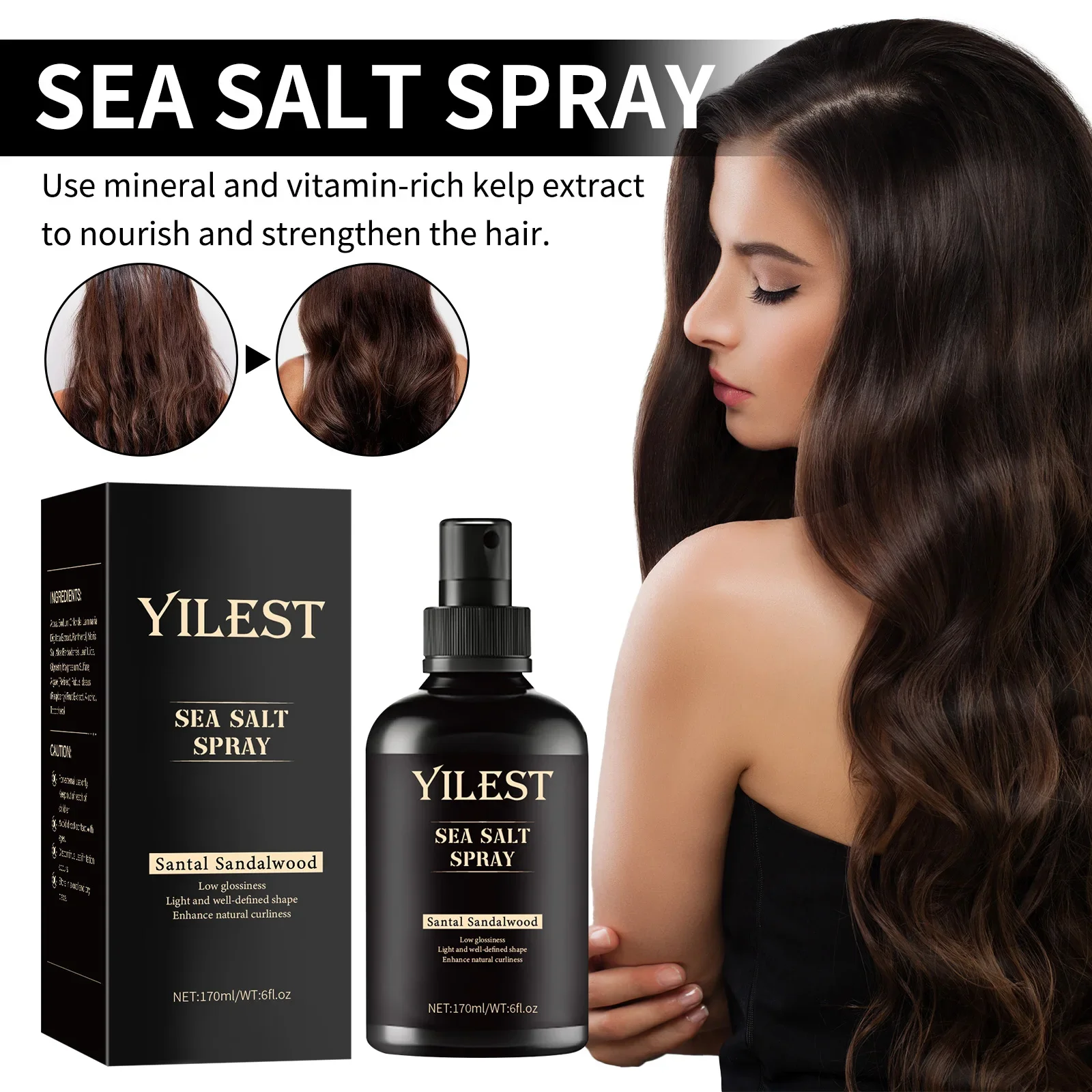 

Invisible Hair Fiber Thickening Spray, Instant Hair Volumizer for Thinning Hair, Strong Hold Styling Spray with Natural Look