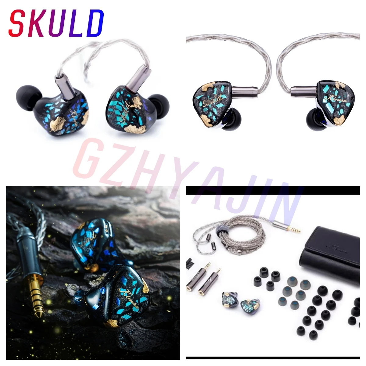 

KINERA Skuld Skuldy 5-action iron in ear HIFI monitoring earphones with high fever resolution