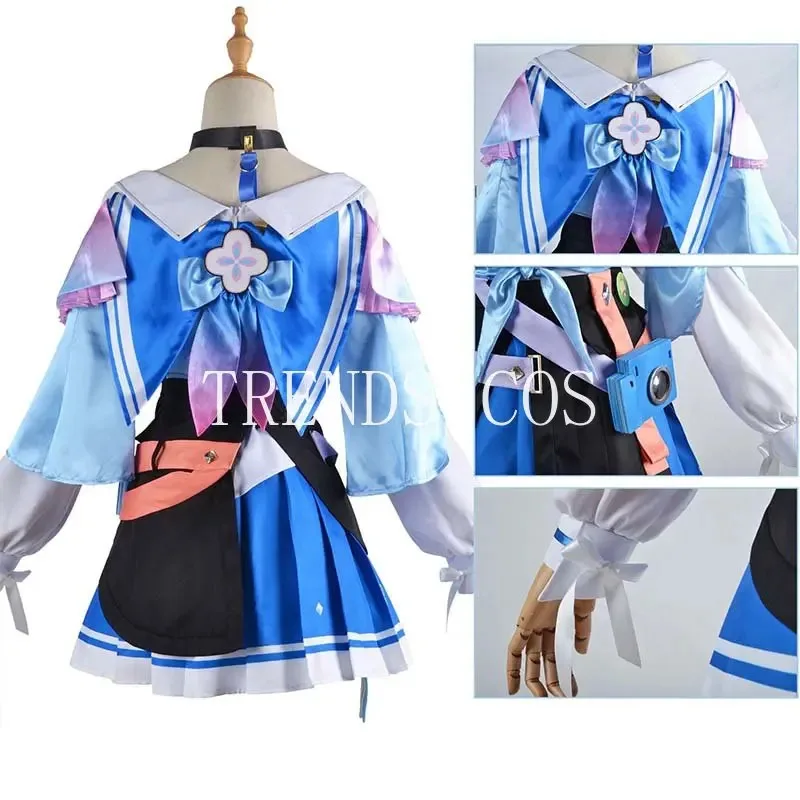 silisili AMarch 7th Cosplay Costume Big Size March 7th Dress Wig Role Play Lolita Outfits for comic con 2025 ☆ New