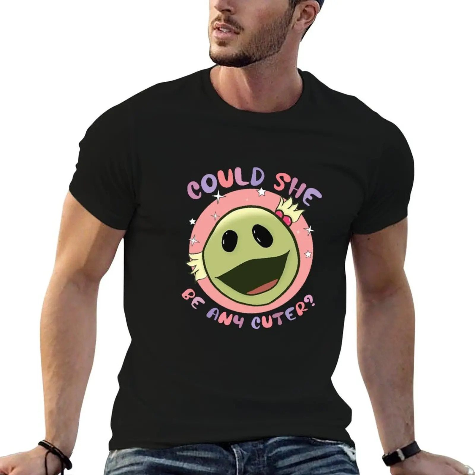 

Nanalan Could She Be Any Cuter T-Shirt anime tshirt t shirts for man graphic funny T-Shirt