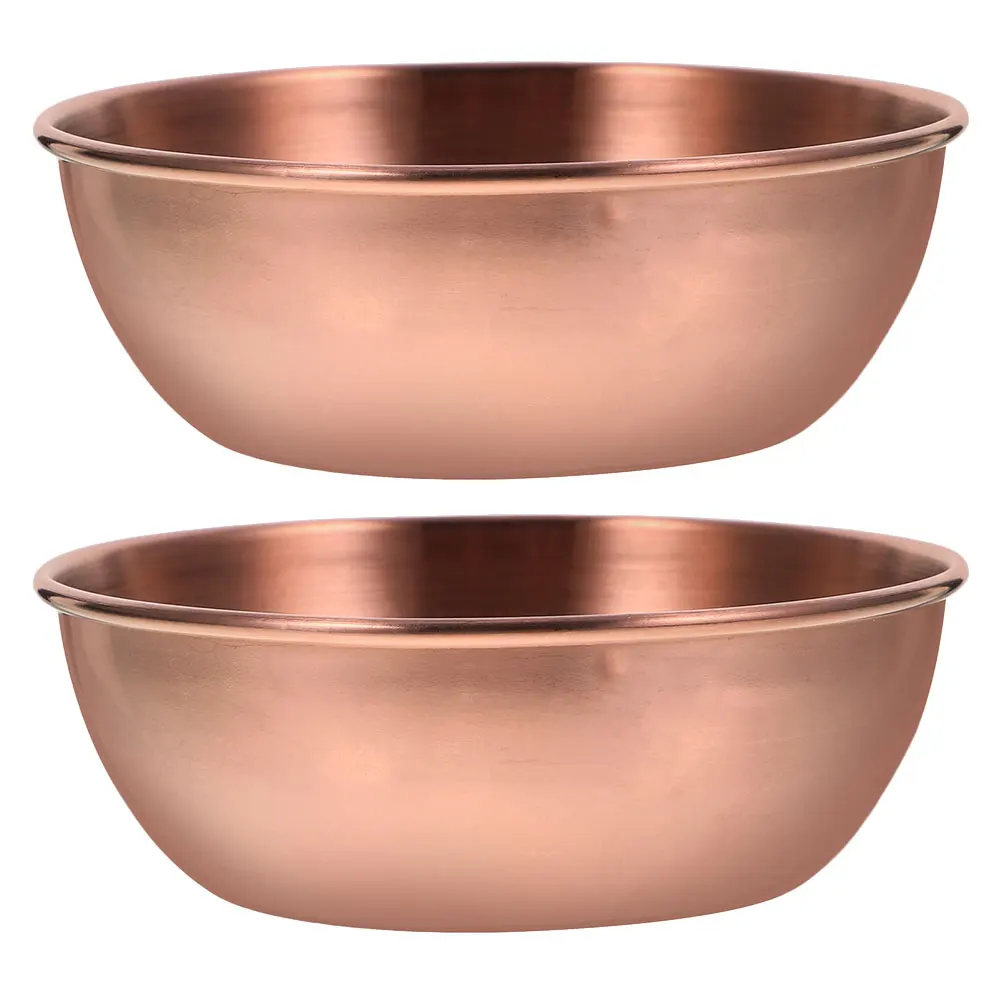 

2Pcs Small Round Gold Stainless Steel Condiment Dish Sauce Bowl for Home Restaurant Soy Sauce Dipping Small Serving Seasoning