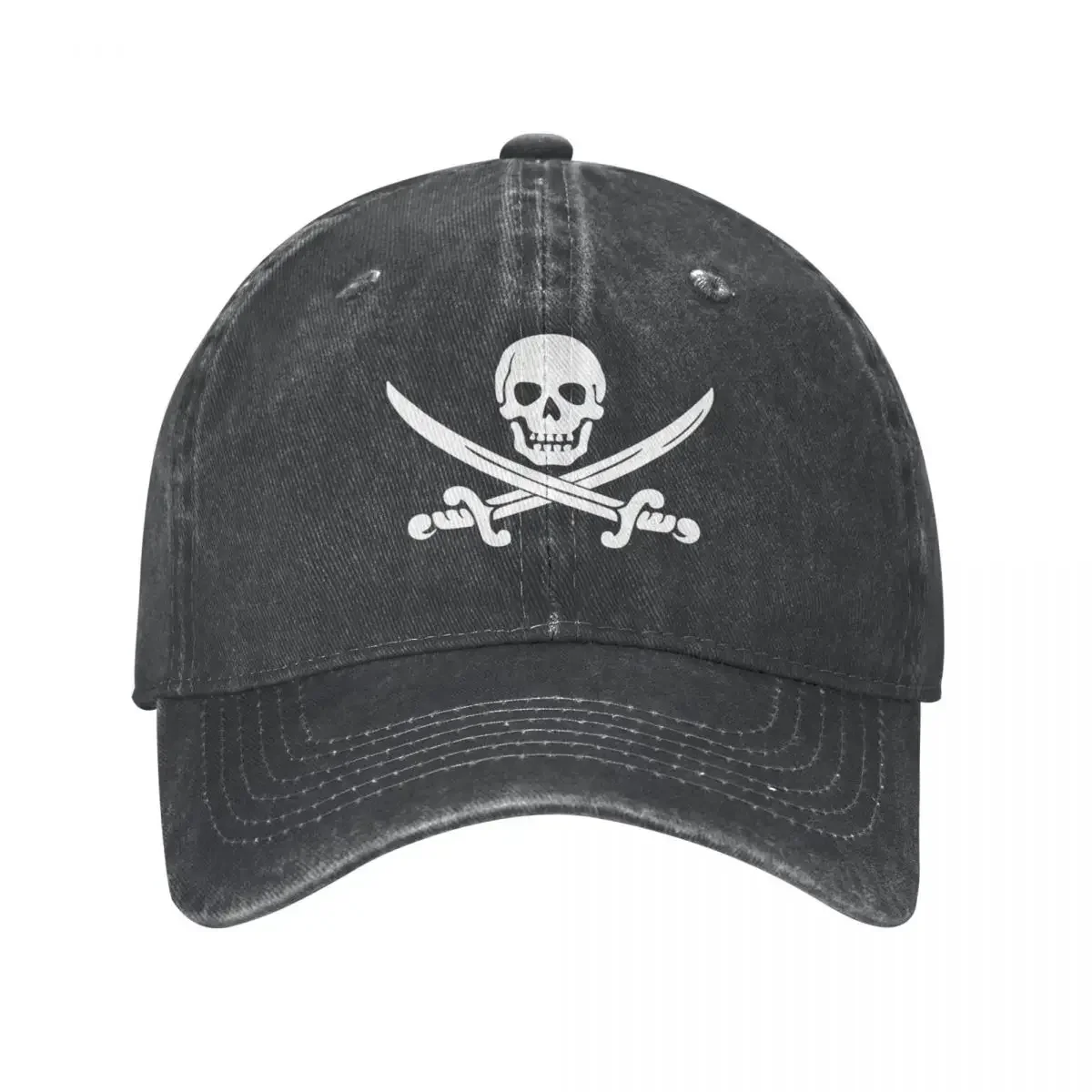 Pirate Skull Cross Swords Cowboy Hat custom Hat Uv Protection Solar Hat Caps Women Men's