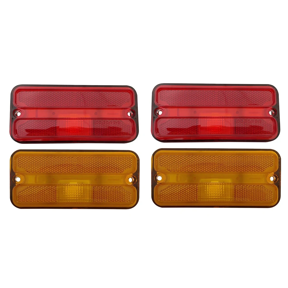 Ingenious-Parking Light Cover Shells No Bulb/Socket For 1968-1972 Chevy& GMC Truck Car Front/Rear Side Marker