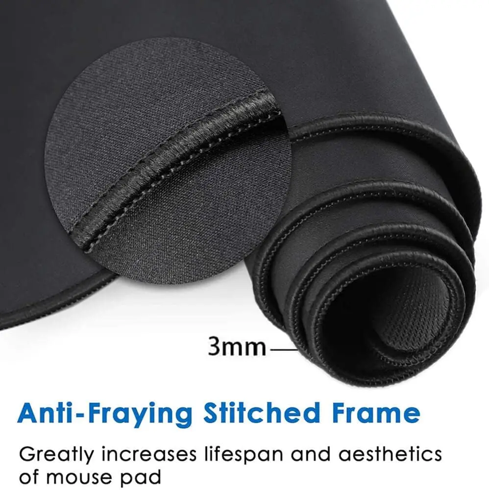 Anime Gaming Desk Mat Personalized Large Professional Mouse Pad Non-Slip Stitched Edges Computer Mouse Mat 11.8"×31.5" inch