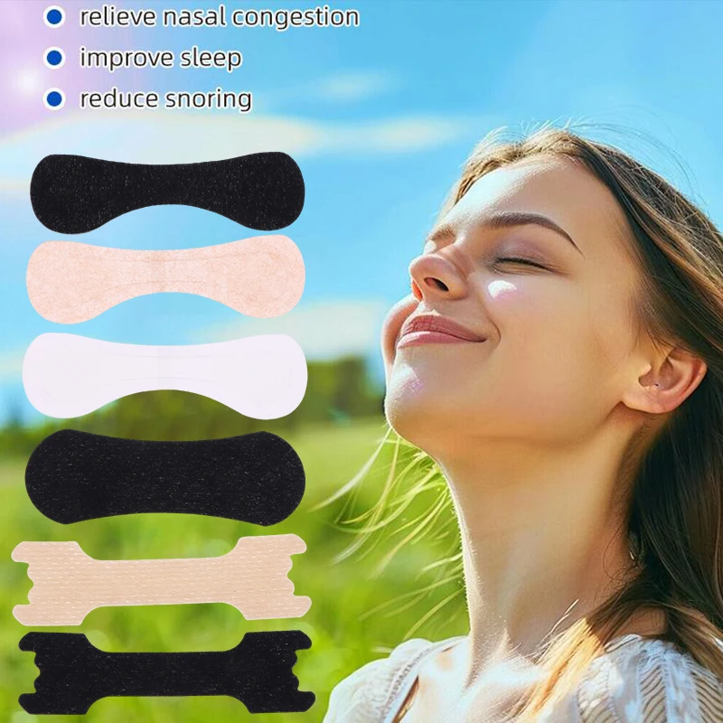 Neue 30er-Packung Nasenstreifen zur Atemhilfe, Sicher und Gesund, Erweitern der Nasenlöcher zur Linderung von Nasenverstopfung, Lösung von Schlafproblemen, Sanft