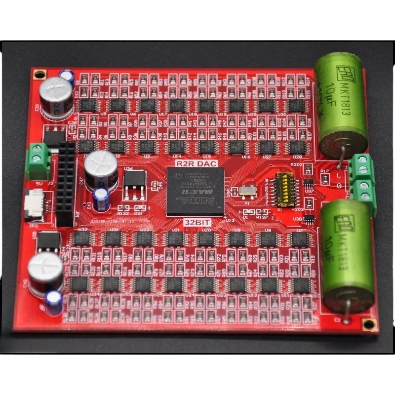 R2r dsd pcm dac fully discrete 32-bit decoder board - direct decoding, dual decoding, auto-recognition, display