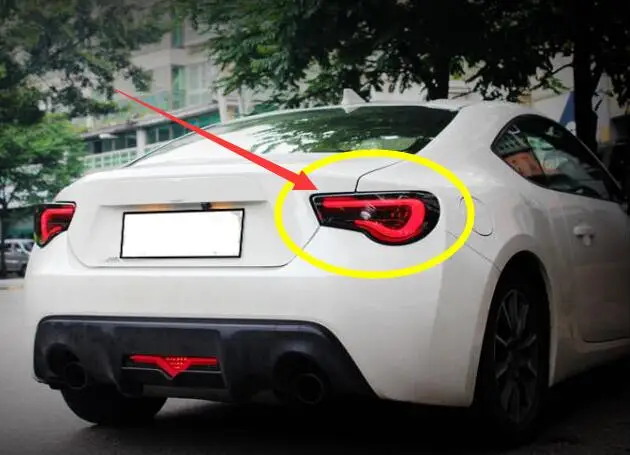 

2pcs Bumper tail lights for 2012~2017 Toyota GT86 SUBAR BRZ Toyota 86 Toyota86 taillights LED Tail Lamp rear lamp