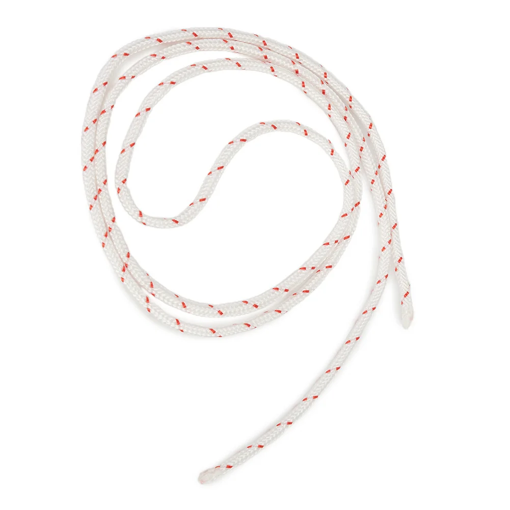 Pull Cord Starter Recoil Wear-resistance White+red 1pcs Accessories Elastostart Replace Parts Replacement Rope