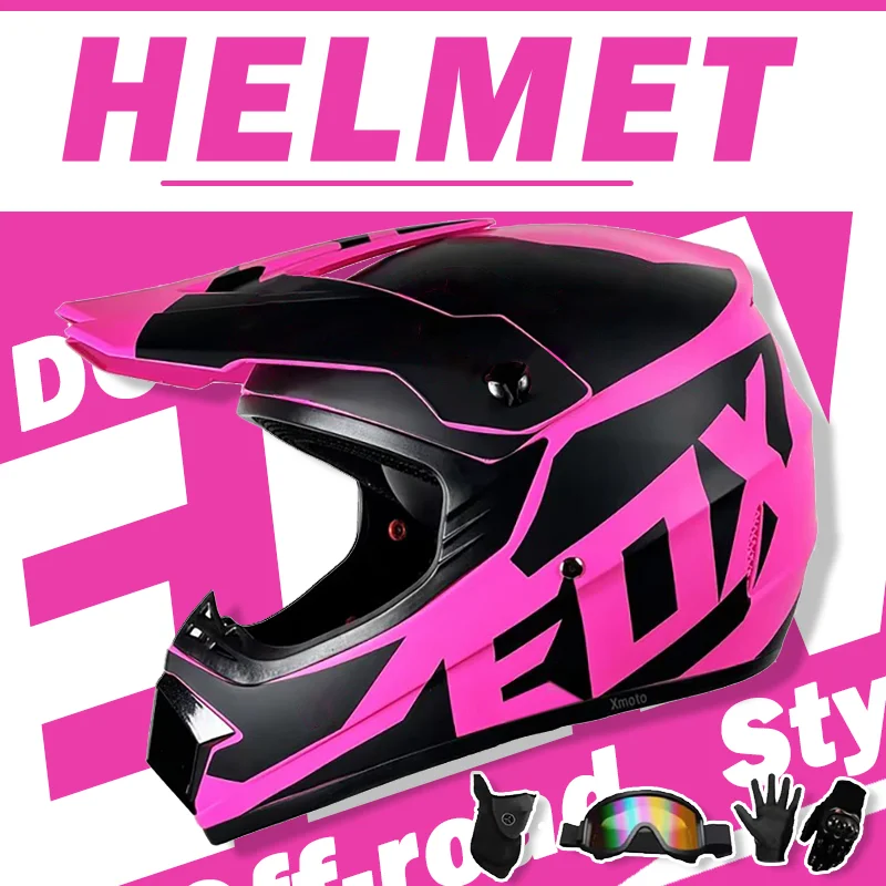 

DOT Adult Female Men Helmets Motocross Kask Extreme sports Cross Downhill Soporte Casco Off Road Helmet Racing