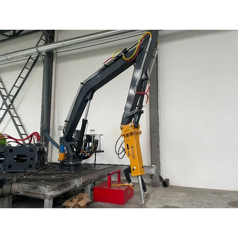Customized Hydraulic Fixed Break Hammer Boom For Jaw Crusher Rock Stone Crusher Mining Material Crushing Equipment