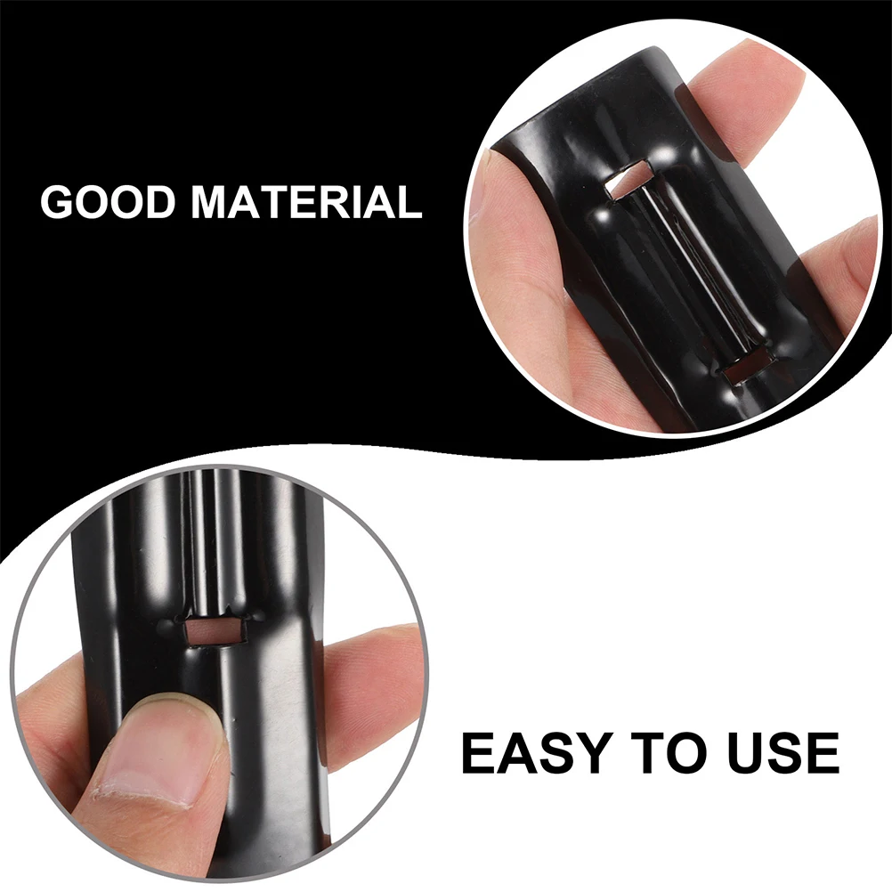 

2Pcs Flagpole Brackets Banner Black Riding Equipment L Shaped Mount Parts Safety Cycling Accessories Storage Convenient