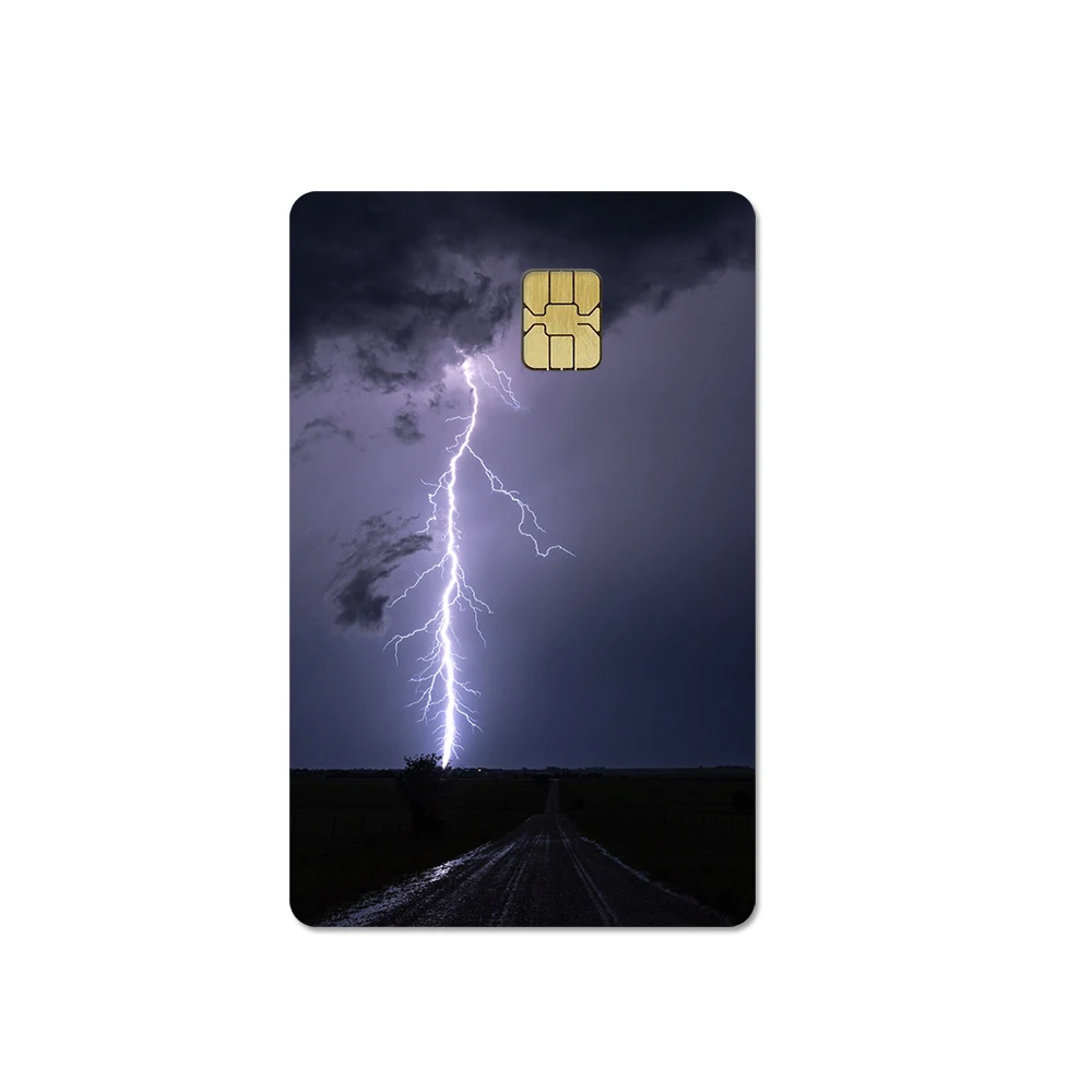Creative Bank Card Skin Cover Scenic Landscape Design Decorative Film For Debit Card ATM Card Personalized Card Protection