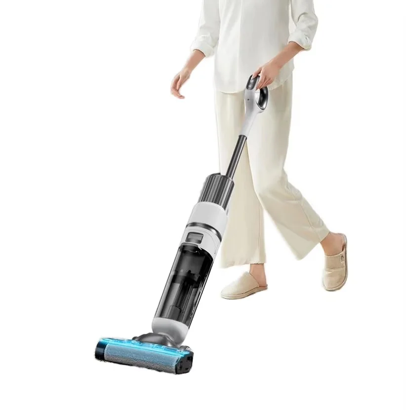 Battery Powered Smart Cordless Floor Washer, Wet Dry Vacuum Cleaner, 2 in 1 Mopping and Suction for Home and Hotel Use
