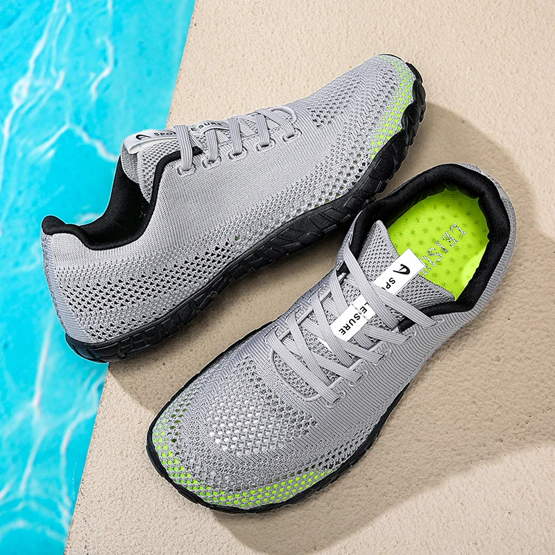 

Oversized 48 49 50 Men Aqua Shoes Breathable Mesh Barefoot Shoes for Beach Swimming Diving Surfing Yoga Fitness Water Sports