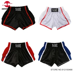 Muay Thai Shorts Custom Boxing Shorts Men Women Child Satin Combat MMA Martial Arts Clothing Fighting Grappling Kickboxing Pants