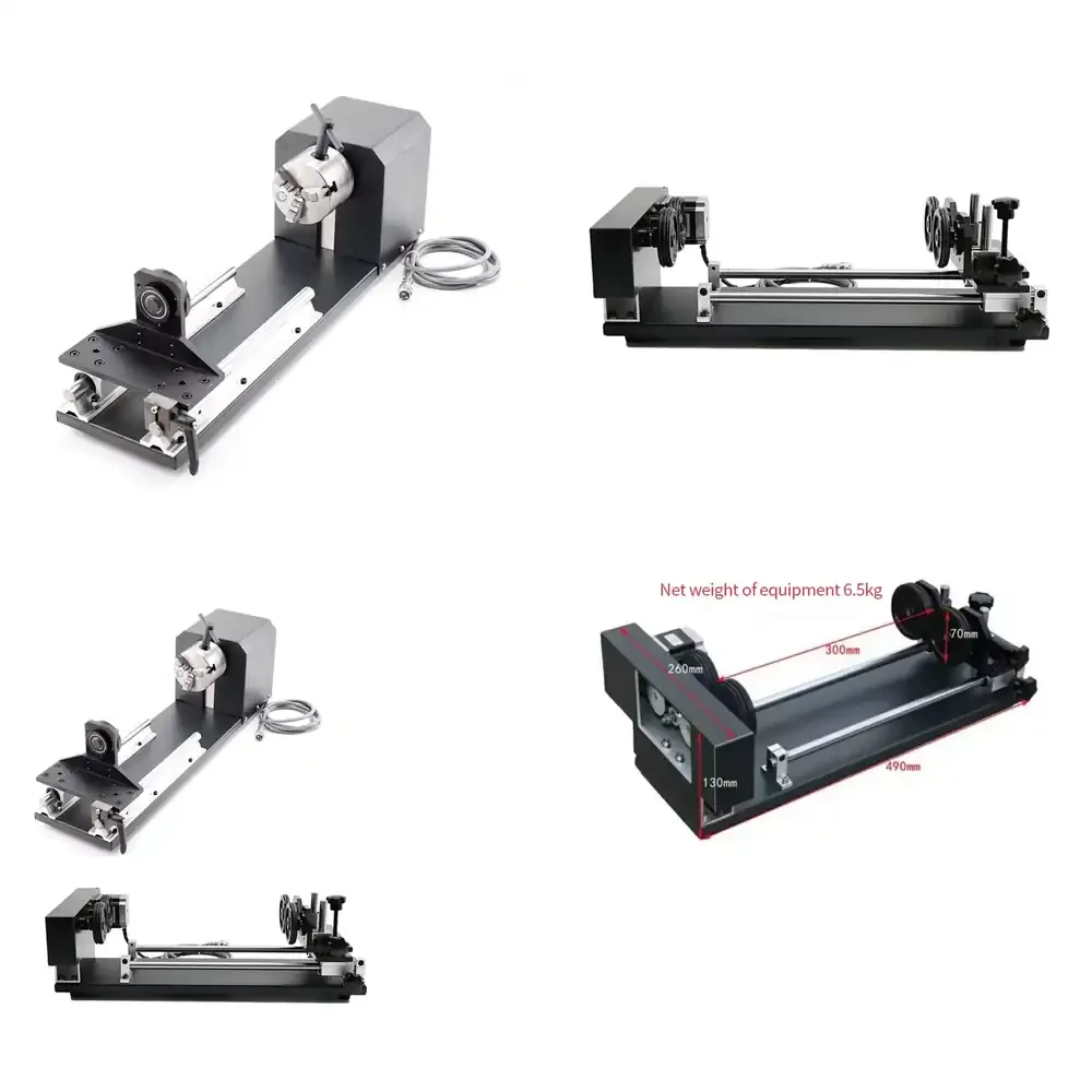 

Universal Chuck Type and Rolling Type Slide Rotary Forth Axis for Fiber Co2 Engraving Cutting Machine Cutter Engraver