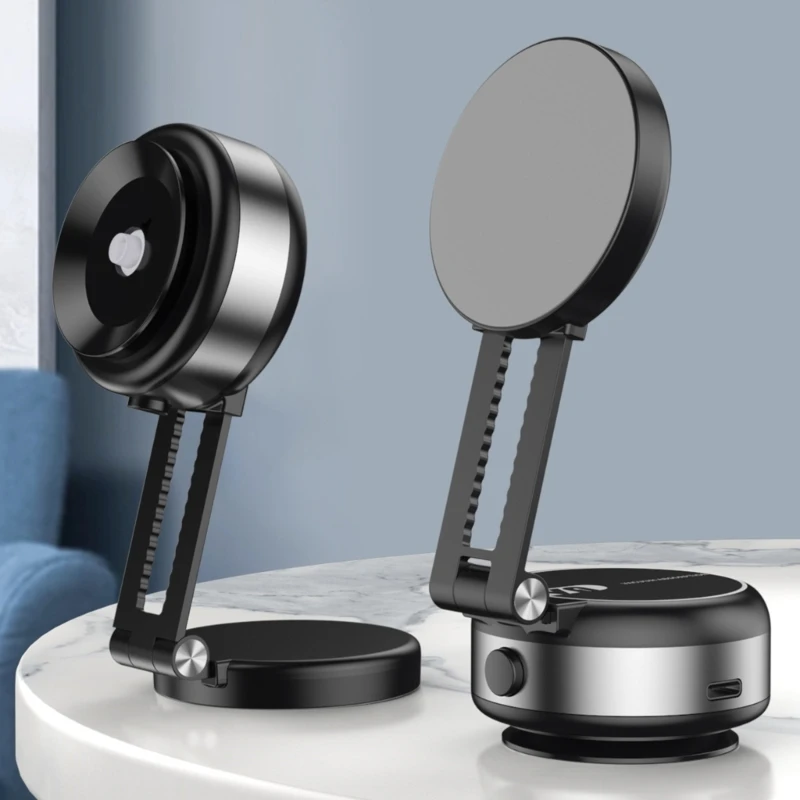 Bezpieczna jazda 360° °   Uchwyty na telefon z regulowanymi kątami CZ07 Mocny, podwójny ssący Praktyczny stojak na telefon do akcesoriów do telefonów komórkowych