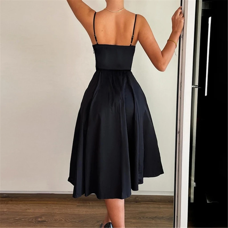 Women Corsets Long Dress Summers Dress V Neck Sleeveless Backless A Line Dress Sexy Flowys Sundress Casual Maxi Dress Gifts