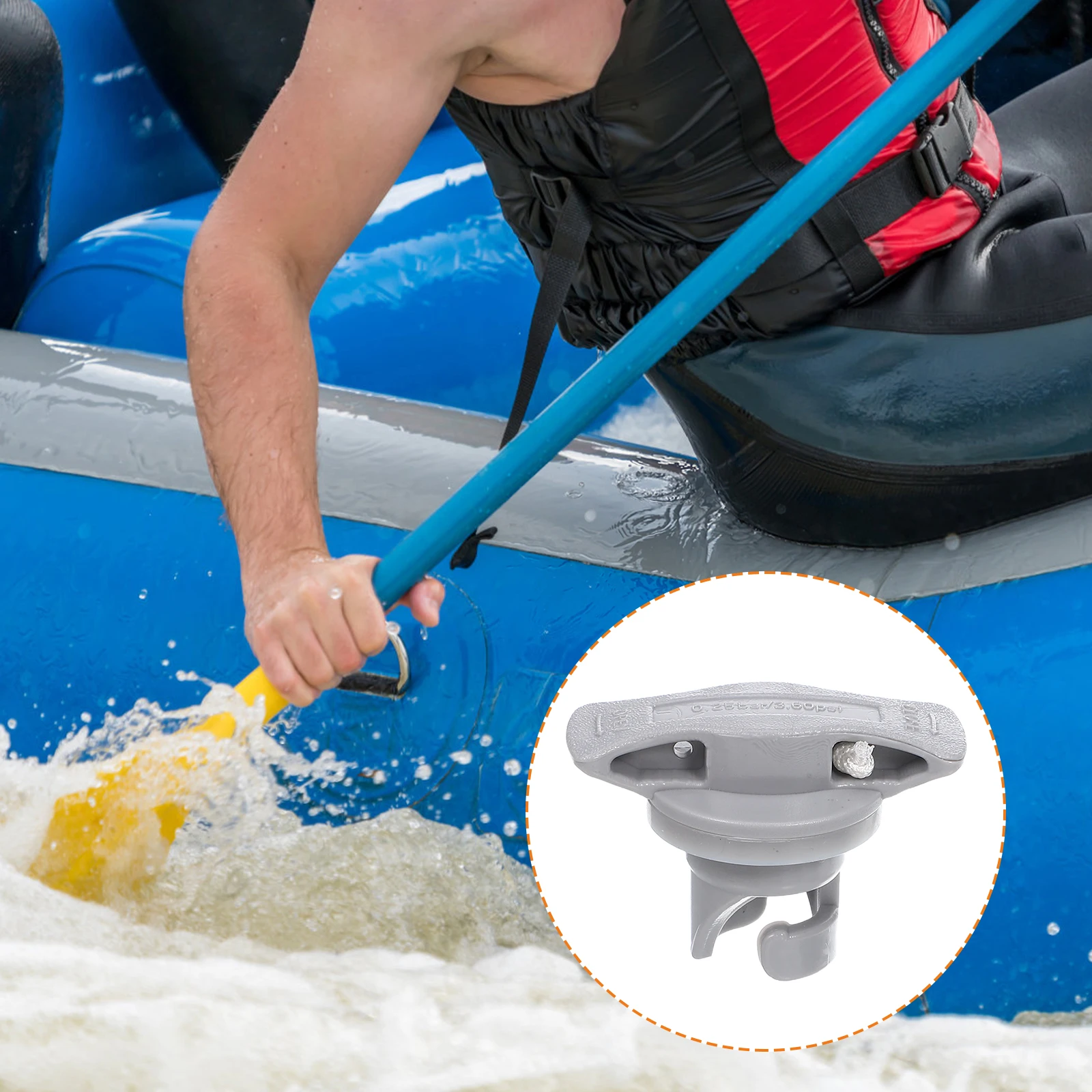 

4pcs Air Valve Cover for Paddleboard Inflatable Boat Plugs Kayak Wear-resistant Replaceable Caps Fits Surfboard dinghy Premium