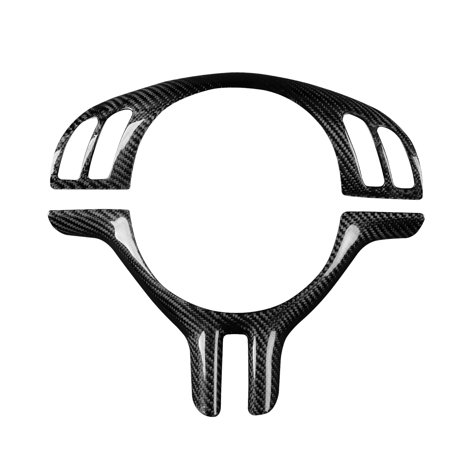 Car Interior Steering Wheel Button Trim Cover Frame For BMW 3 Series E46 X5 E53 1997-2006 5 Series E39 1999-2003