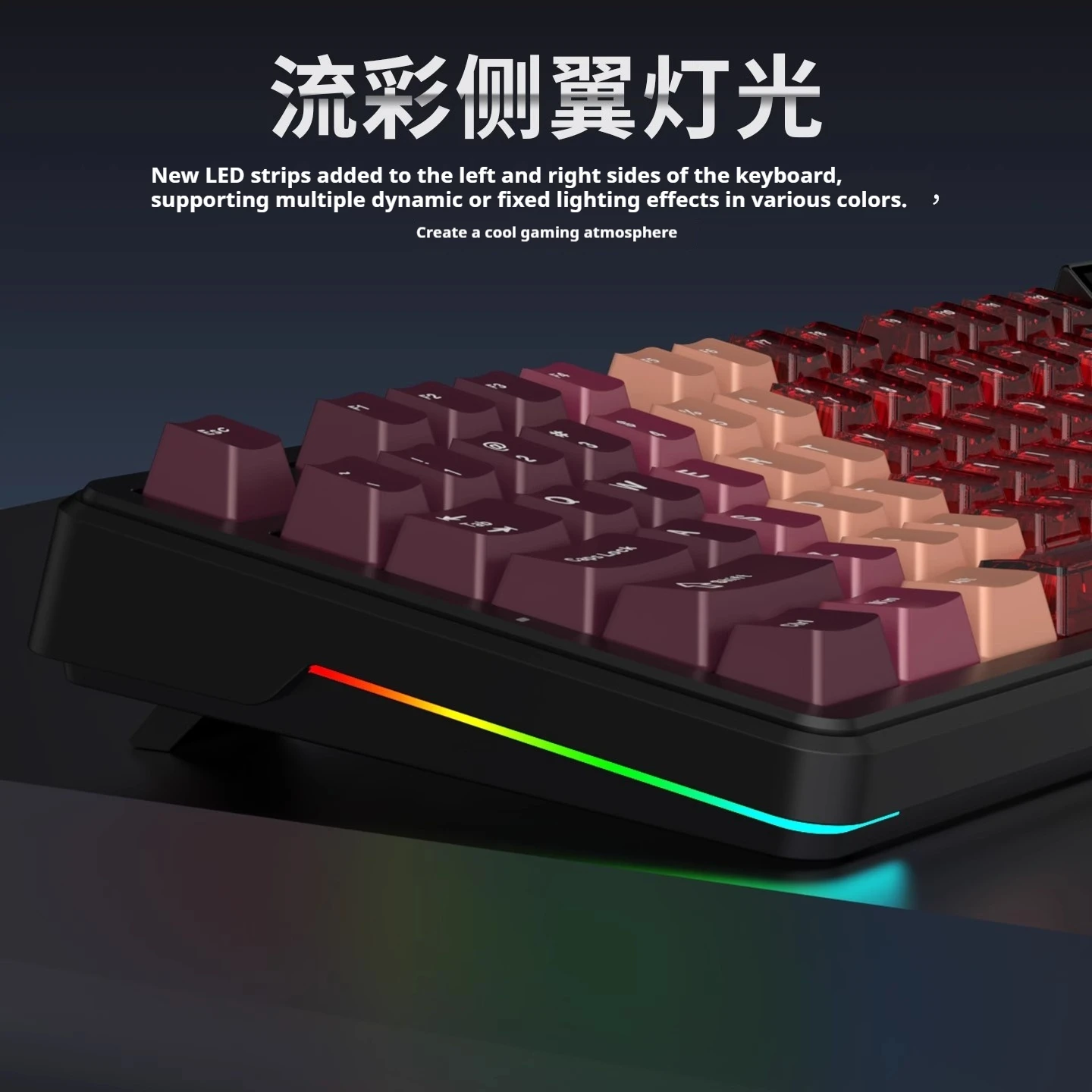 

AJAZZ MK87, механическая клавиатура, трехрежимная RGB беспроводная игровая клавиатура, прокладка с возможностью горячей замены 4, 10000 мАч, PBT, аксессуары для ПК, геймеров, подарки