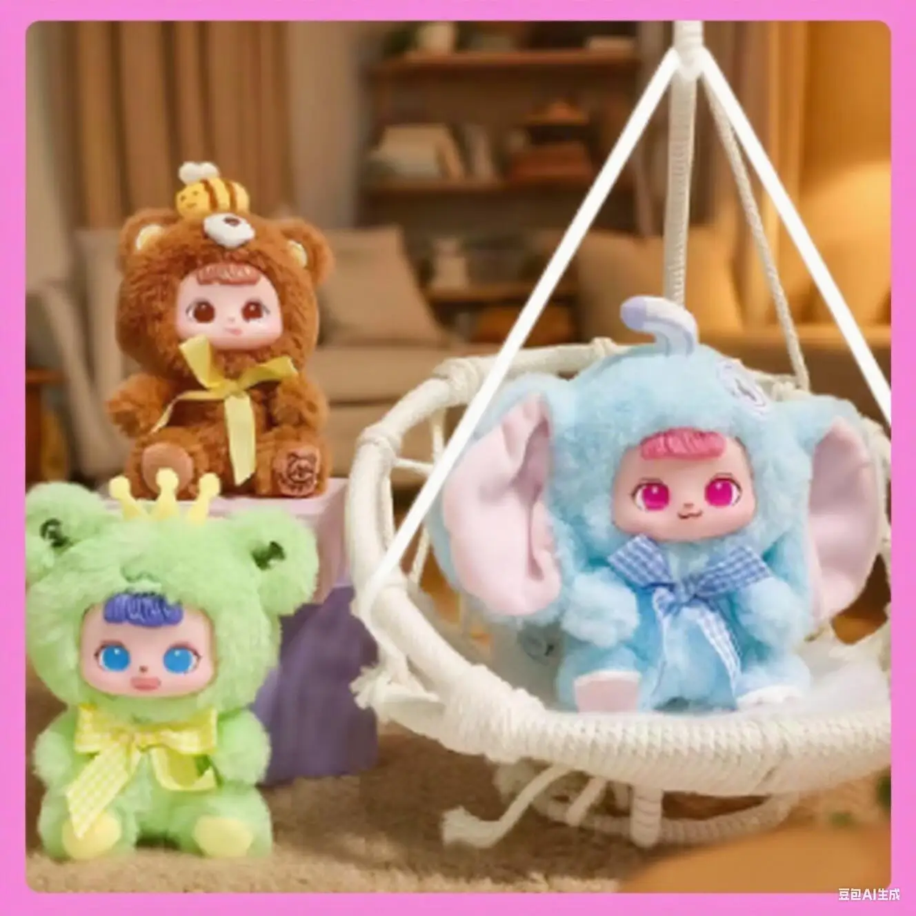 

Оригинальная плюшевая виниловая глухая коробка серии Xivo Forest Fantasia, милый мультяшный аниме, настольный орнамент, игрушка, подарок для творчества, загадочная коробка