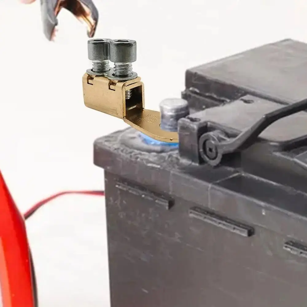 1Pcs Durable Brass Battery Terminal Block Wear-resistant Junction Cable Ends Block Post Car