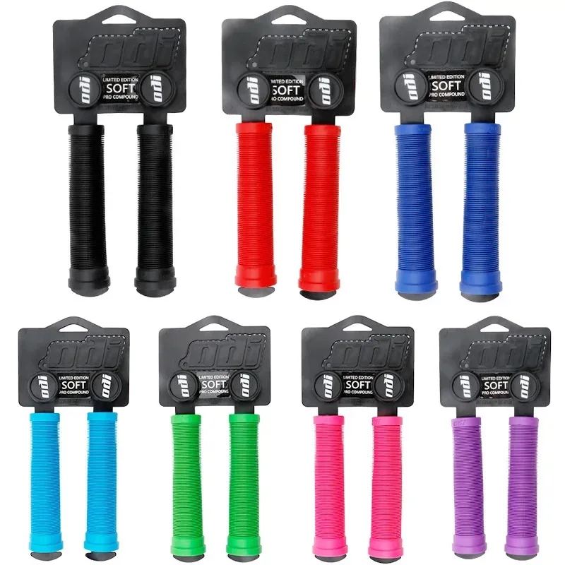 Empuñaduras de bicicleta de alta calidad, empuñaduras de bicicleta de montaña de 22mm, puños antideslizantes para bicicleta de montaña, absorción de impacto, empuñaduras de bicicleta plegables para descenso BMX