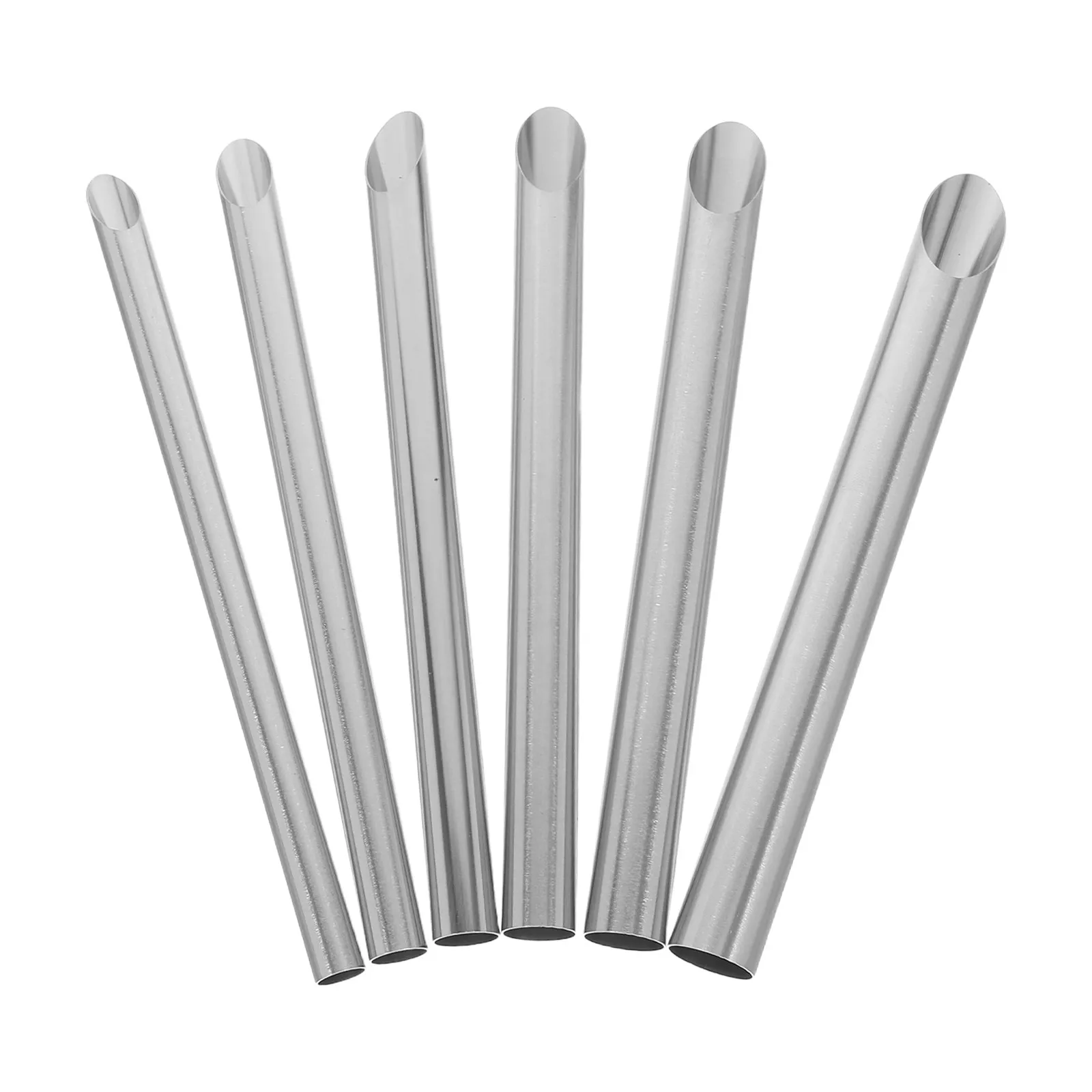 6Pcs Clay Hole Punch Tools Stainless Steel Circular Cutters Pottery Craft Tools for DIY Ceramic Teapot Spout Making Supplies