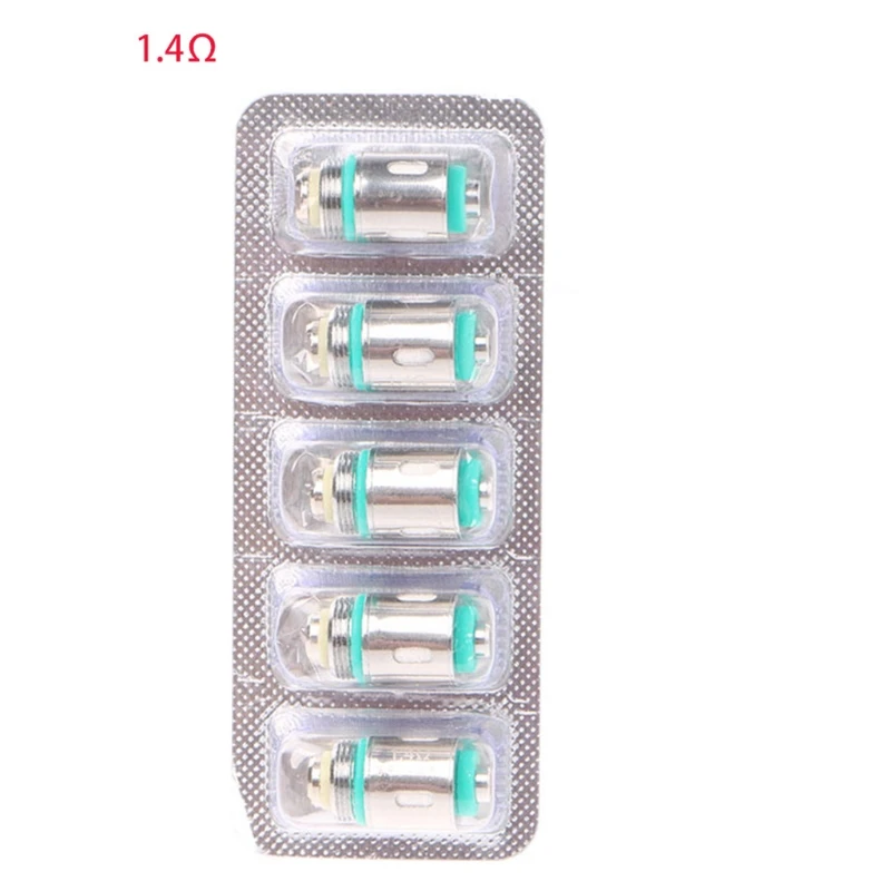 2022 neue 5 Stück Zerstäuber Core mit Miniprotank Zigarette Spule Köpfe Metall Adapter für JUSTFOG Q16 Q14 S14 G14 C14