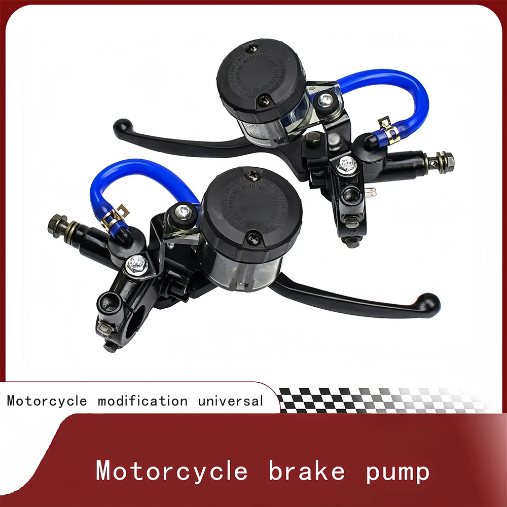 Motorcycle Brake Lever Thailand Pump Hydraulic Brake Pump Universal Modification Accessories Suitable for Honda, Yamaha, Suzuki.