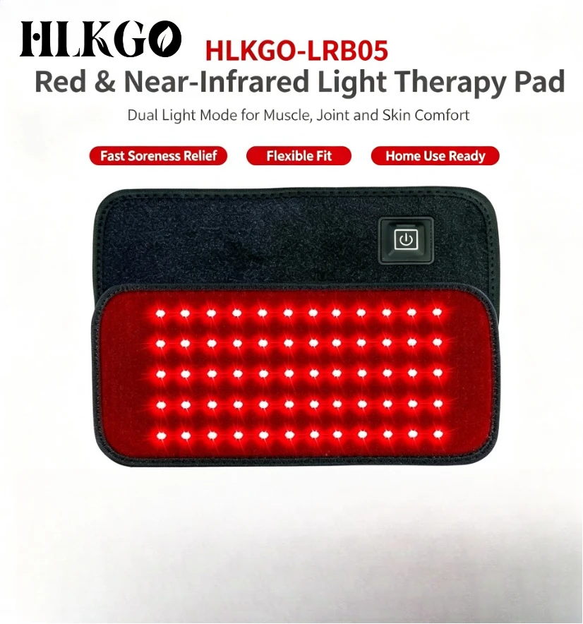 Red＆Infrared Light Therapy Belt 850nm 660nm Back  Burn Fat Wrap Slimming Machine Waist Heat Pad Full Body