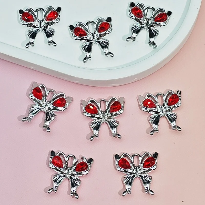 20PCS SET Light Luxury High-End Gold-Plated Butterfly Fashion Pendant DIY Handmade Accessories Earrings Bracelet Materials