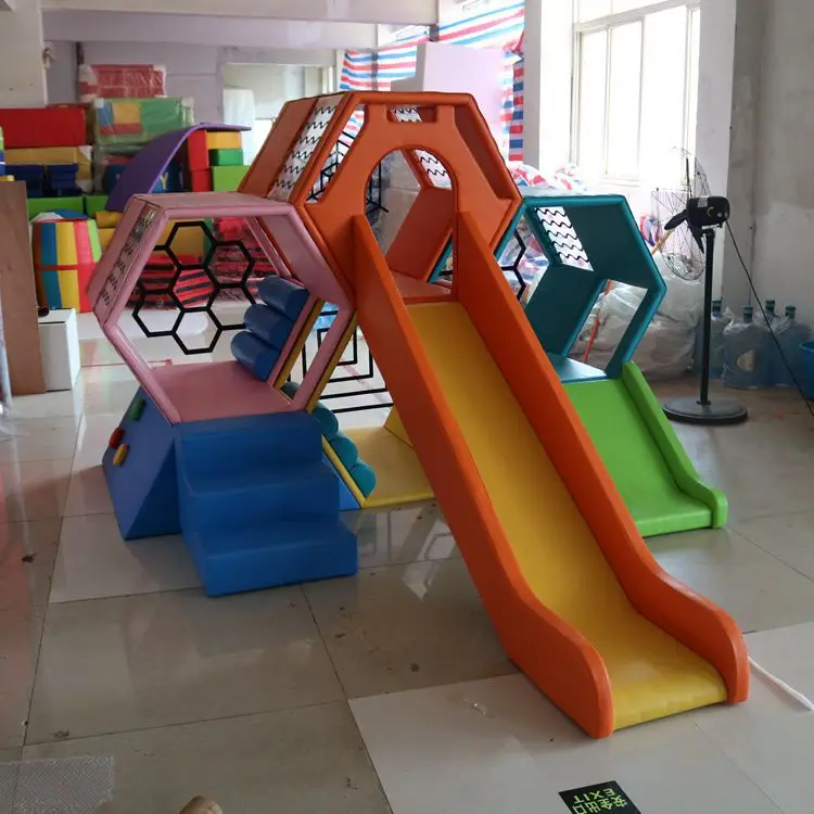 

Children's Sensory Integration Physical Fitness Combination Soft Climbing Sliding Early Education Center Ocean Ball Pool Slide